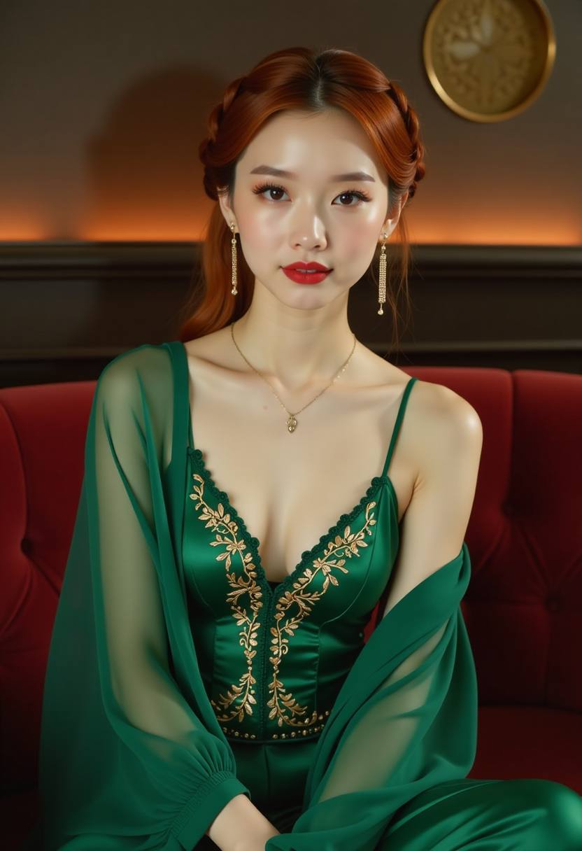 绣幄春深